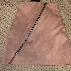 Pretty little thing suede skirt
